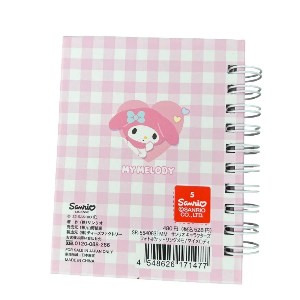Sanrio My Melody Mini Notebook Set of 2 Japan Exclusive 60 Page Kawaii Memo Book